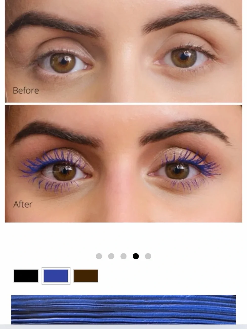 IL MAKIAGE Royal Blue Mascara, New In Box